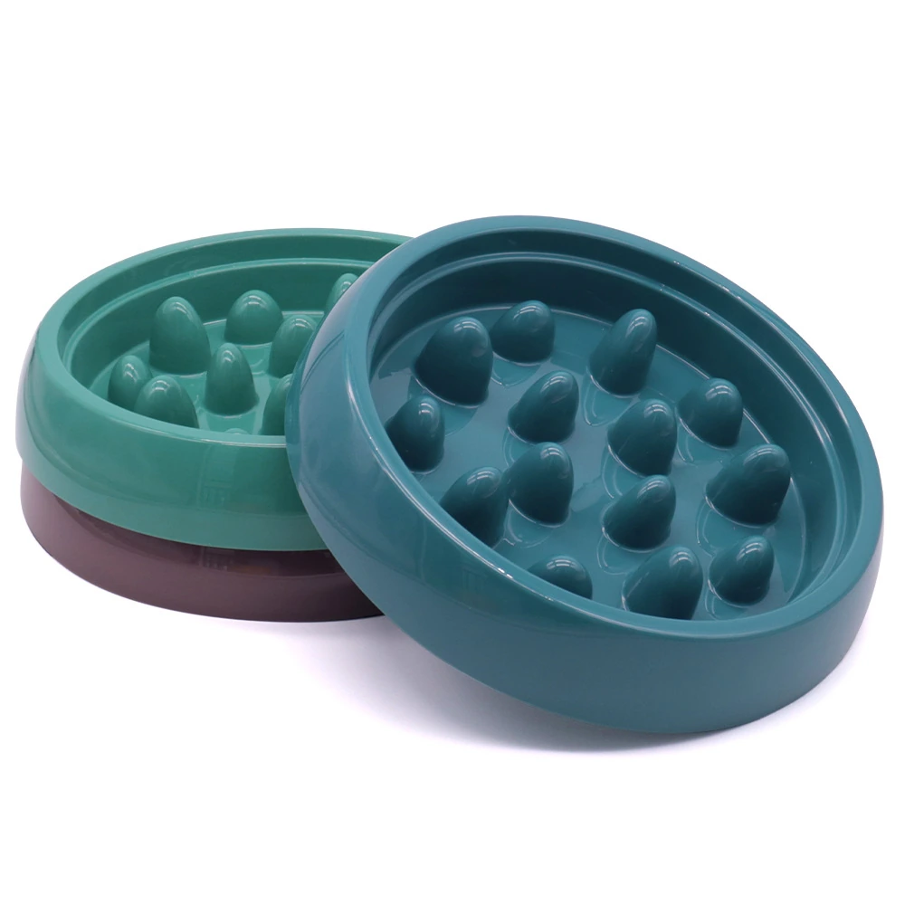 Polka-dot slow-feeder bowl — model 20261547